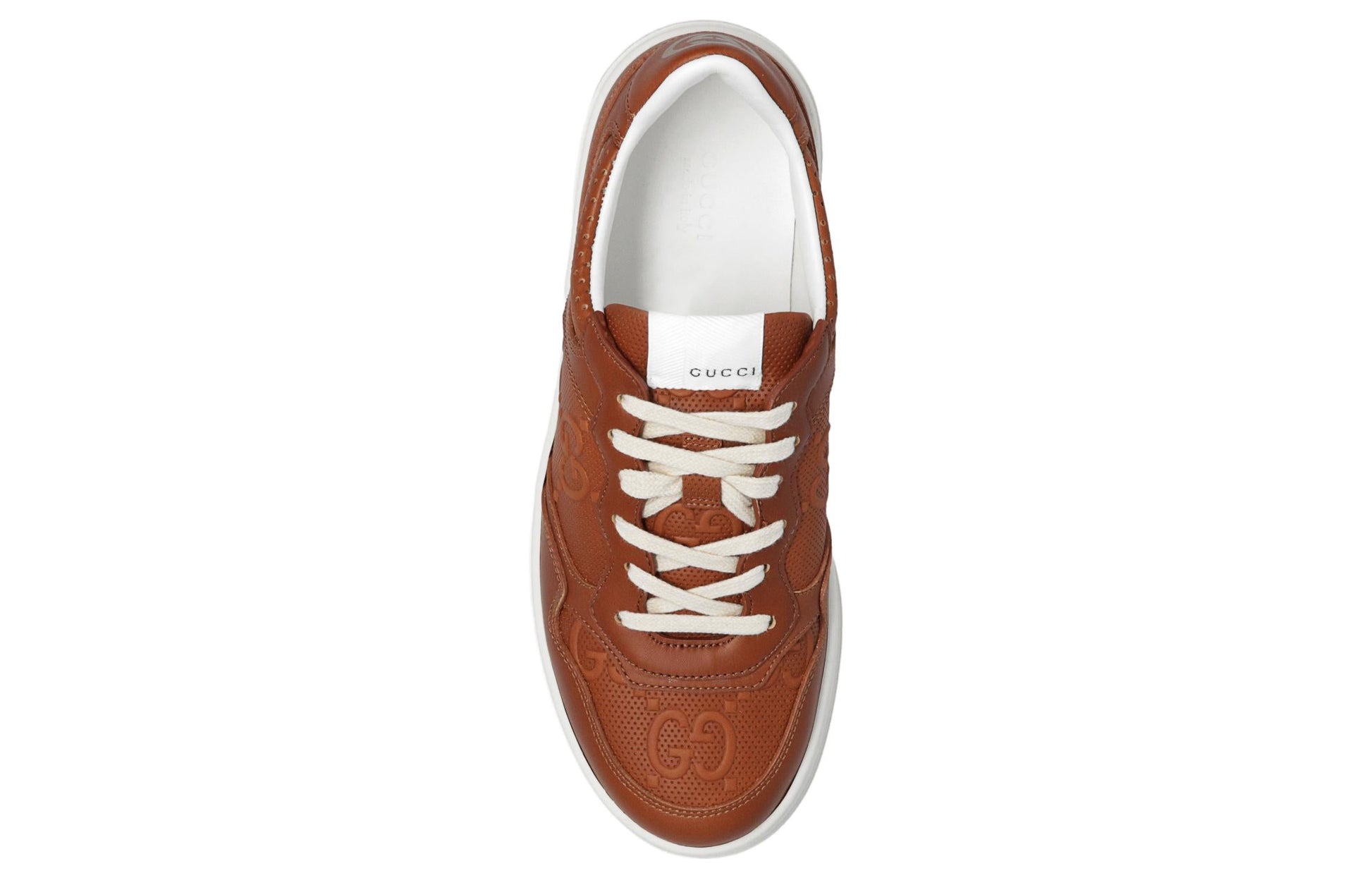 (WMNS) Gucci Chunky B GG Sneakers 'Brown White' 670408-AABBV-2742