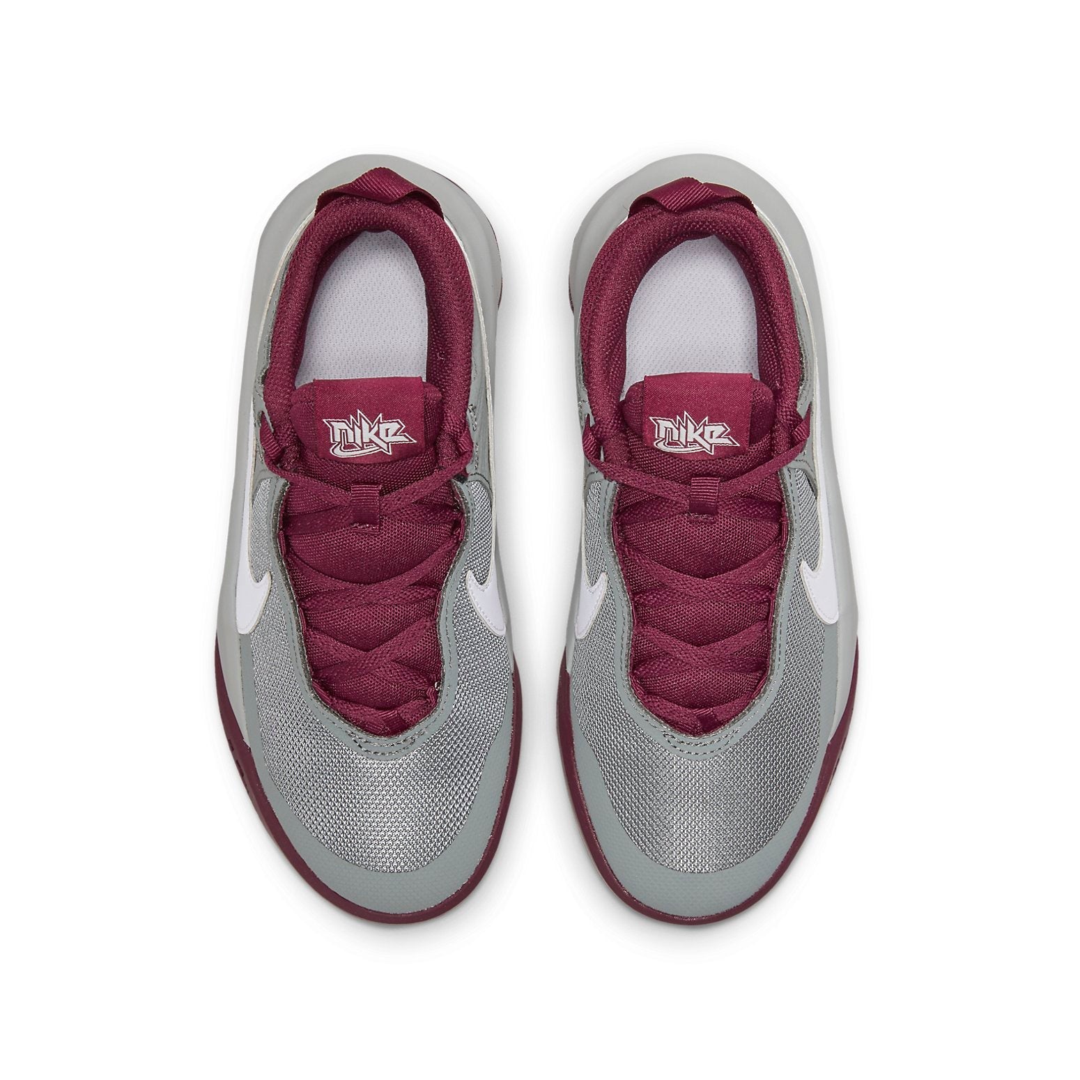 (GS) Nike Team Hustle D10 'Smoke Grey Dark Beetroot' CW6735-007