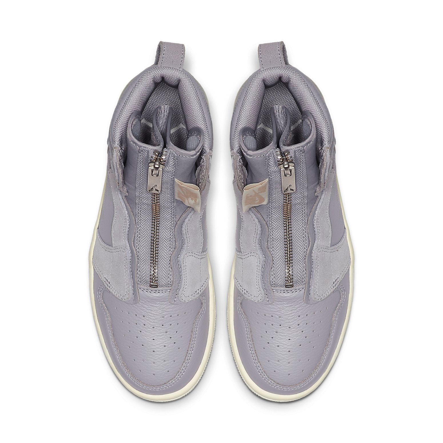 (WMNS) Air Jordan 1 High Zip 'Grey Light Ivory Light Purple' AQ3742-002