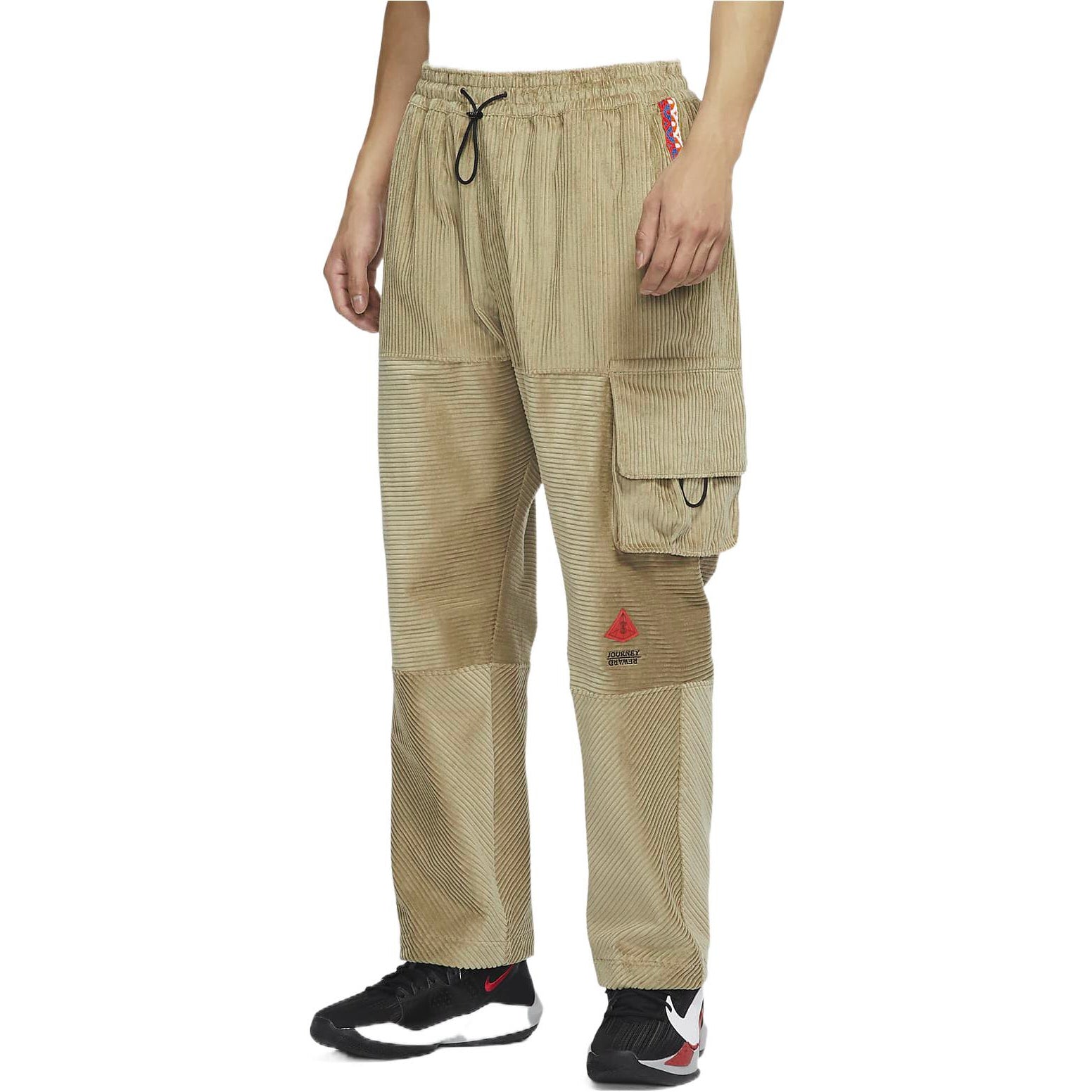 Men's Nike Corduroy Cargo Casual Straight Long Pants/Trousers Khaki DA6686-247