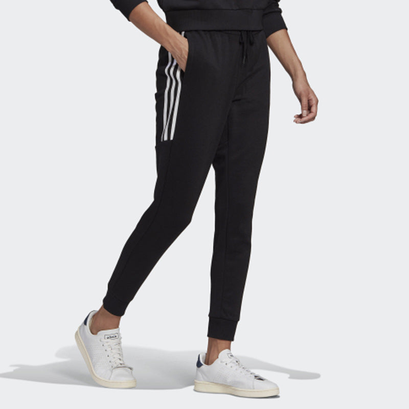 (WMNS) adidas Essentials Cut 3-Stripes Pants Asia Sizing 'Black' GL1372