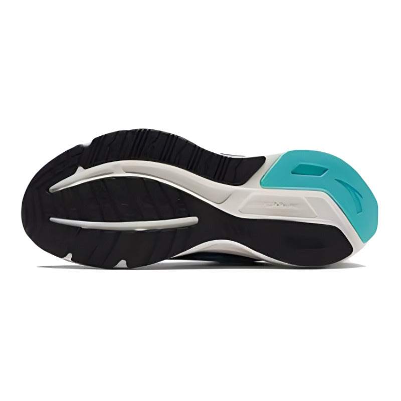 (GS) ANTA Running Series Sneakers 'Black Silver Teal' 312425513-4