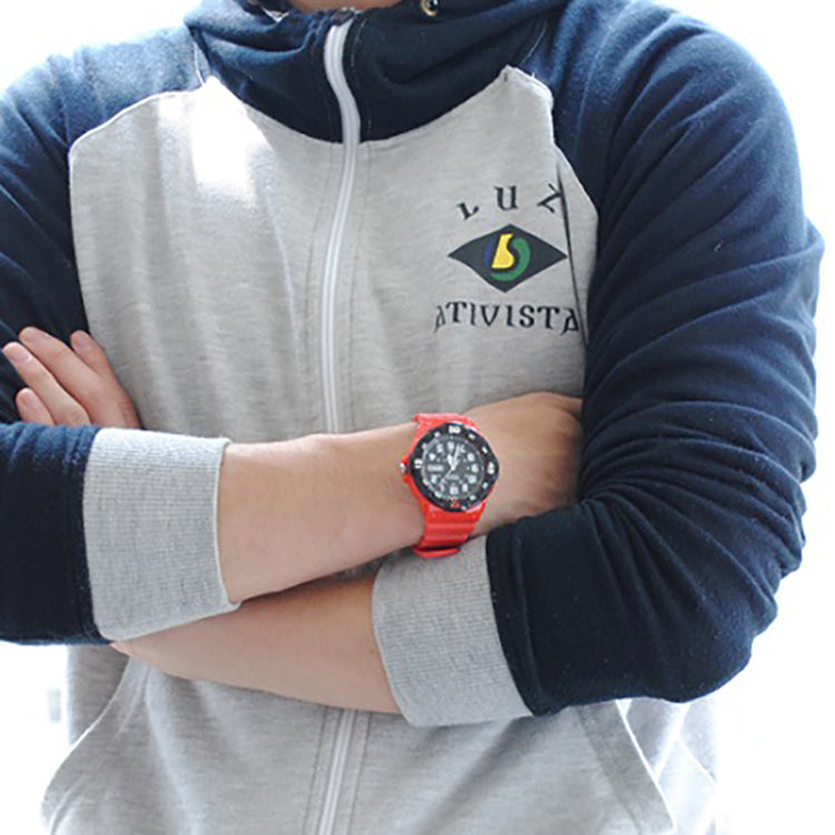 CASIO Male YOUTH Japan / South Korea Fashion Sports Mens Red Analog MRW-200HC-4B