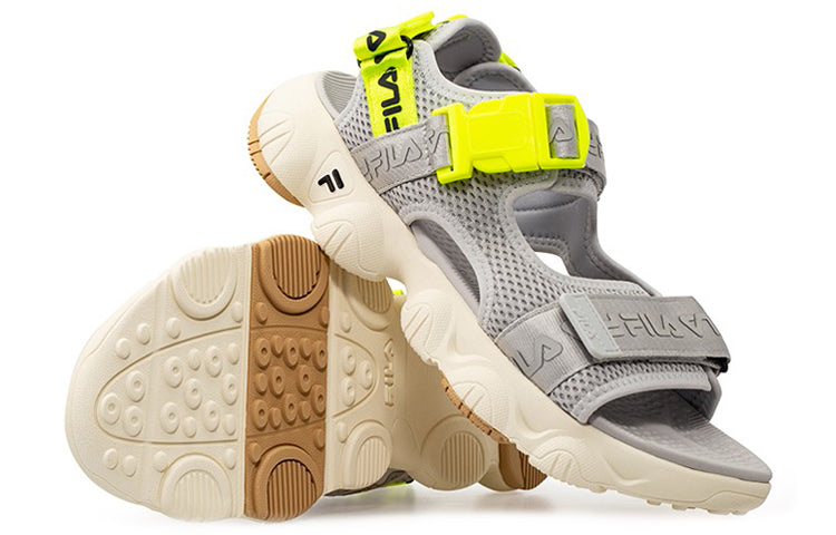 Fila Jagger Sports Sandals Grey/White/Yellow T12M024501FLR