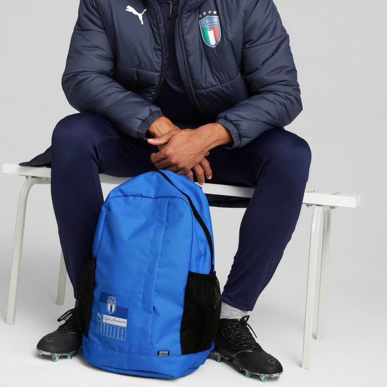 PUMA City Core Plus Football Backpack 'Blue Black' 07900901