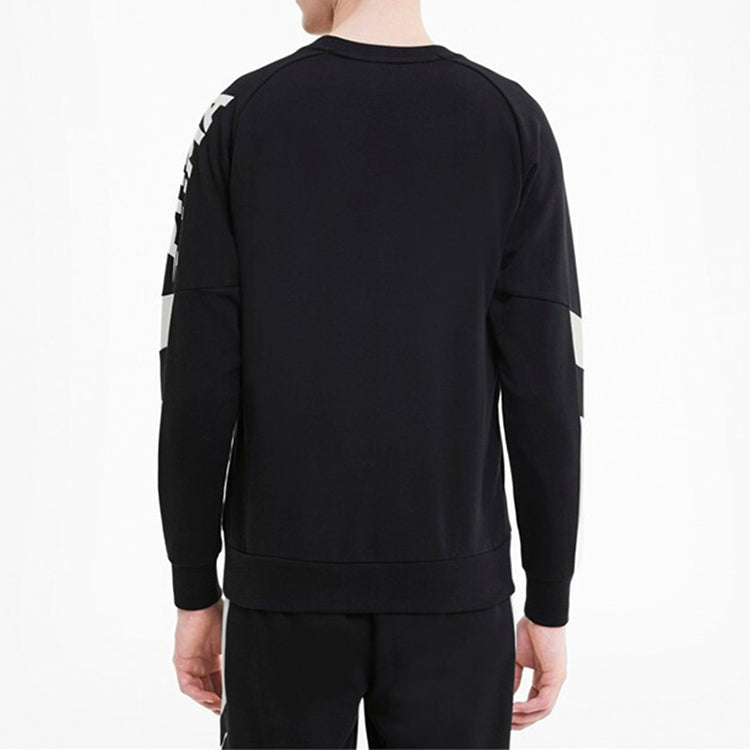 PUMA Modern Sports Crew Round Neck Pullover Black 585178-01