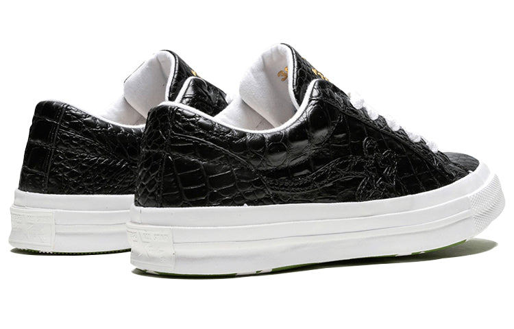 Converse Golf Le Fleur x One Star Low 'Gator Collection - Black' 165524C