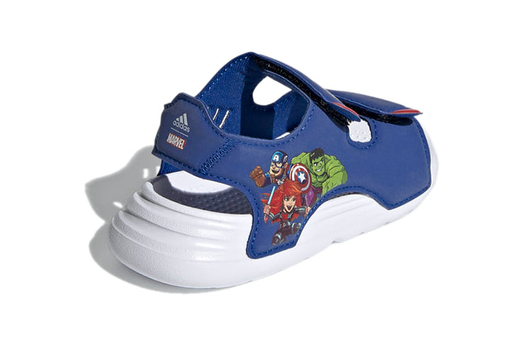 (TD) adidas Swim Blue Sandals 'Blue Red White' FY8958