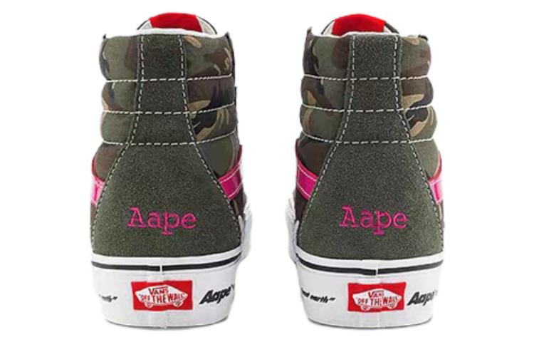 Vans SK8-Hi x AAPE 'Bolt Green Camo' VN0A5JIVCMA