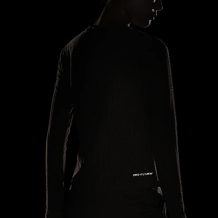 (WMNS) Nike SS22 Sportswear Dri-FIT Adv Tech Pack Quick Dry Knit Round Neck Long Sleeves Brown T-Shirt DM6165-004