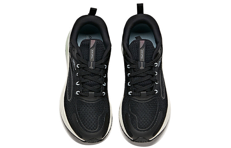 (WMNS) ANTA Ghuang 1 'Black White Green' 122115586-6