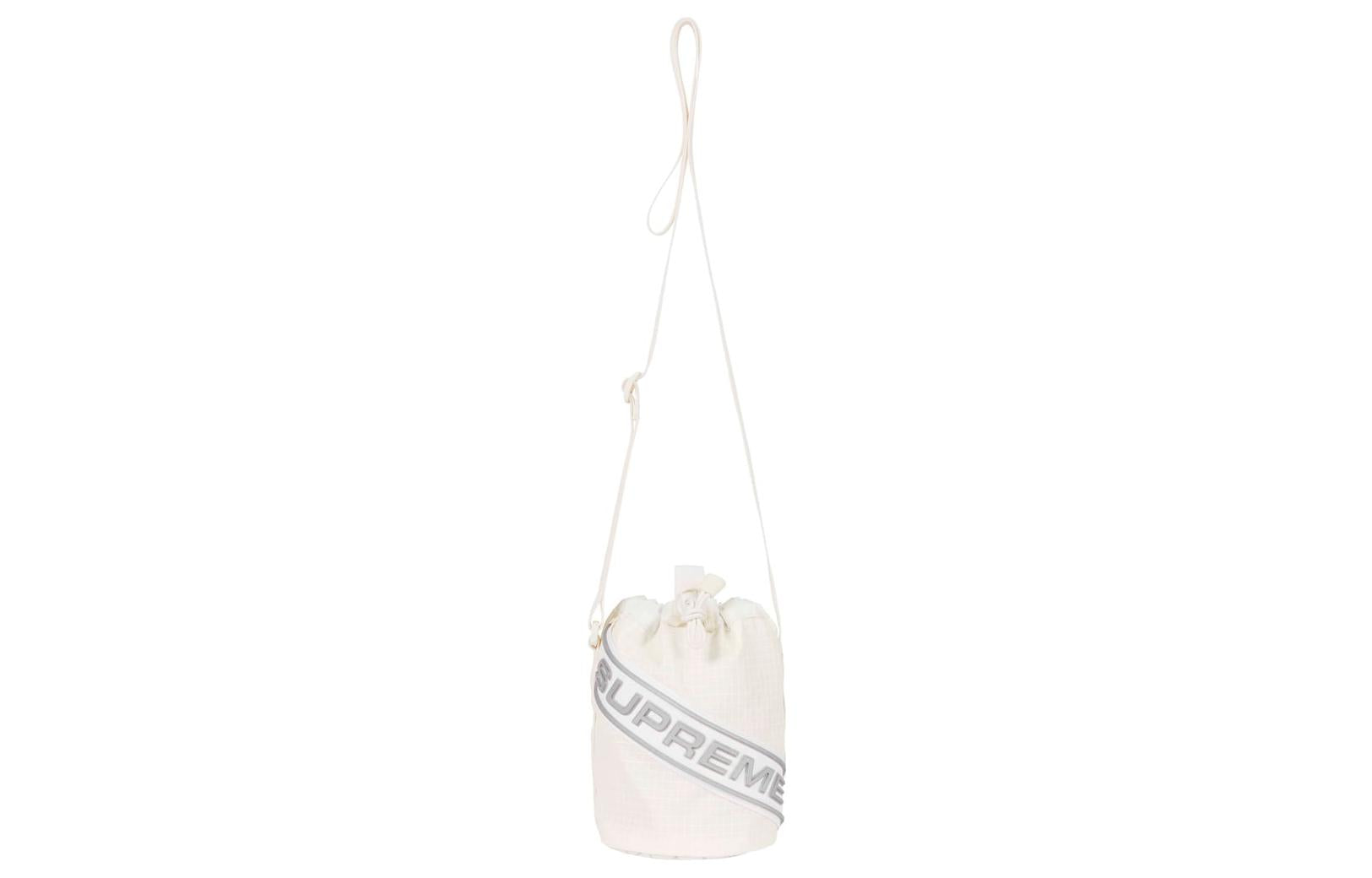 Supreme FW23 Small Cinch Pouch 'White' SUP-FW23-0821