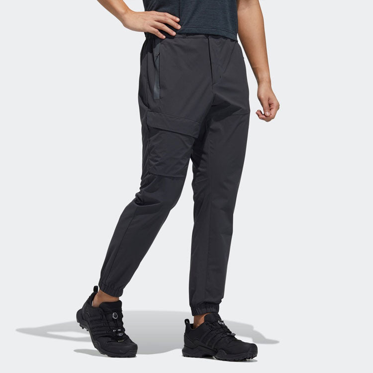 adidas Belt Jg Pant Outdoor Casual Bundle Feet Sports Pants Black GN7341
