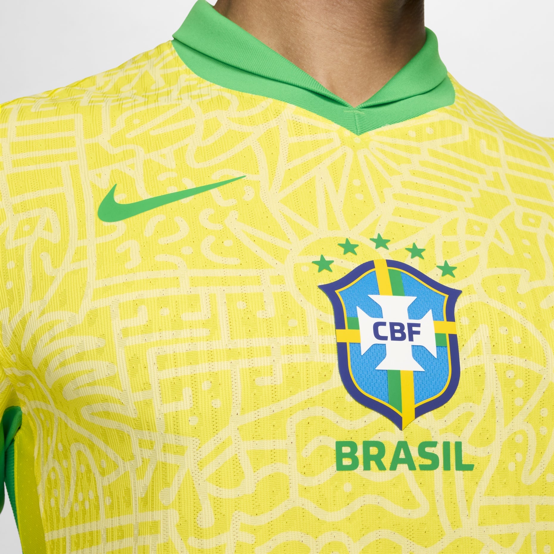 Nike Brazil 24/25 Match Authentic Home Jersey 'Yellow' FJ4270-706