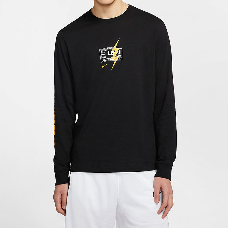 Nike Dri-FIT LeBron James Basketball Long Sleeves Black CD1124-010