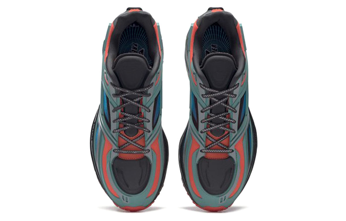 Reebok Unisex Premier Road Modern Running Shoes Grey/Green/Orange FZ1690