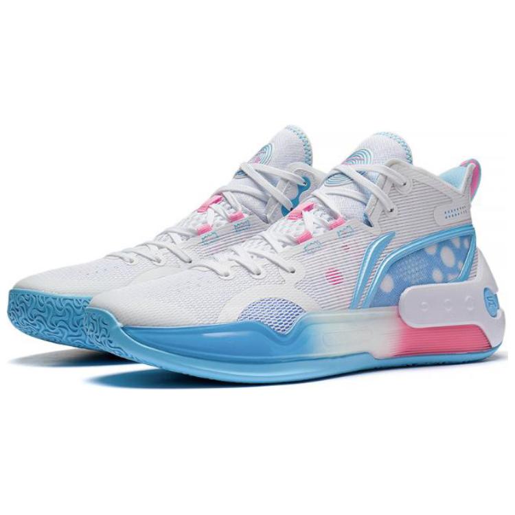 Li-Ning Yushuai 16 Mid 'White Blue Pink' ABAS053-J