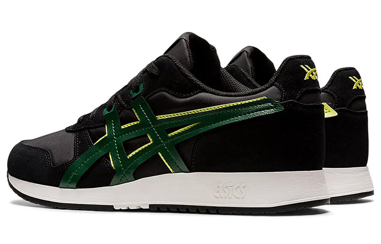ASICS Unisex Lyte Classic Comfortable Running Shoes Black/Green 1201A302-001