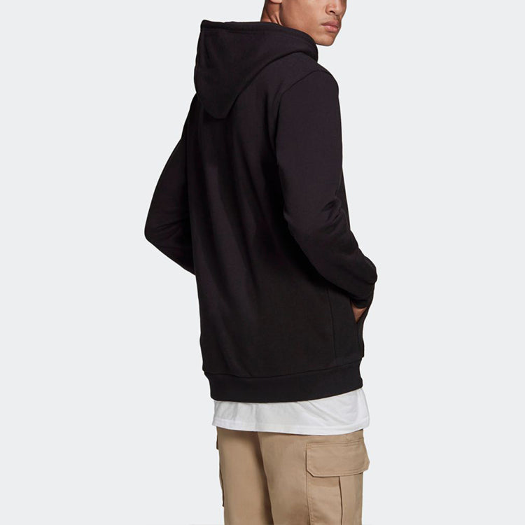 adidas originals Casual Sports Gold hooded Pullover Black GP0932