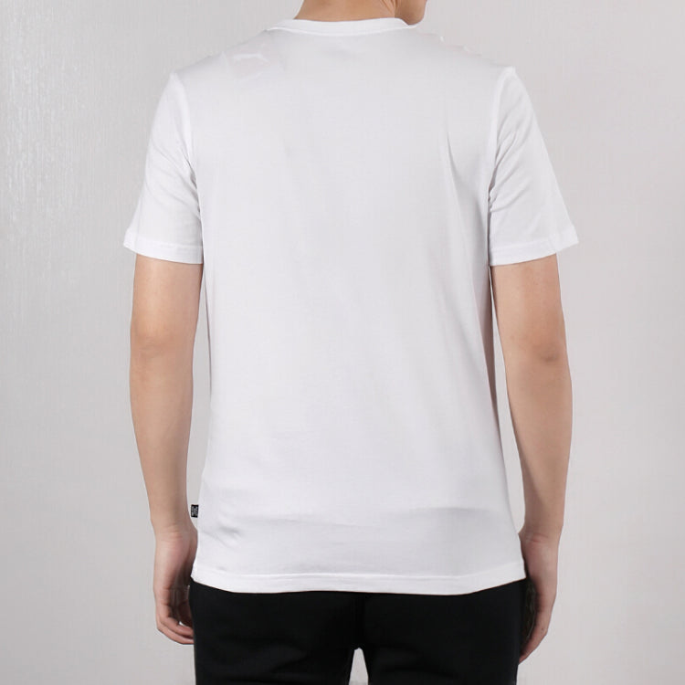 PUMA ESS NO.1 Logo Round Neck Short Sleeve White 844642-02