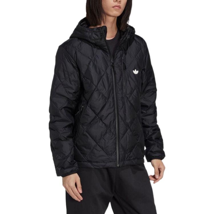 adidas Original Down Quilted Puffer Jacket 'Black' HL9205