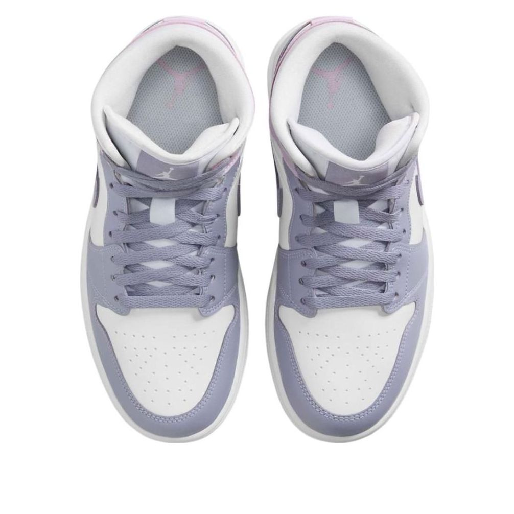 (WMNS) Air Jordan 1 Mid 'Indigo Haze Doll White' BQ6472-510