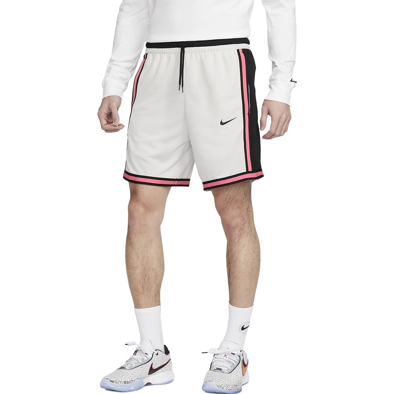 Nike Dri-FIT DNA Shorts 'White Black Pink' CV1898-030