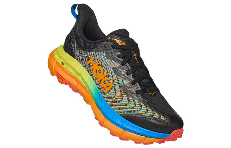 HOKA ONE ONE Mafate Speed 4 'Black Multi-Color' 1138472-BKML