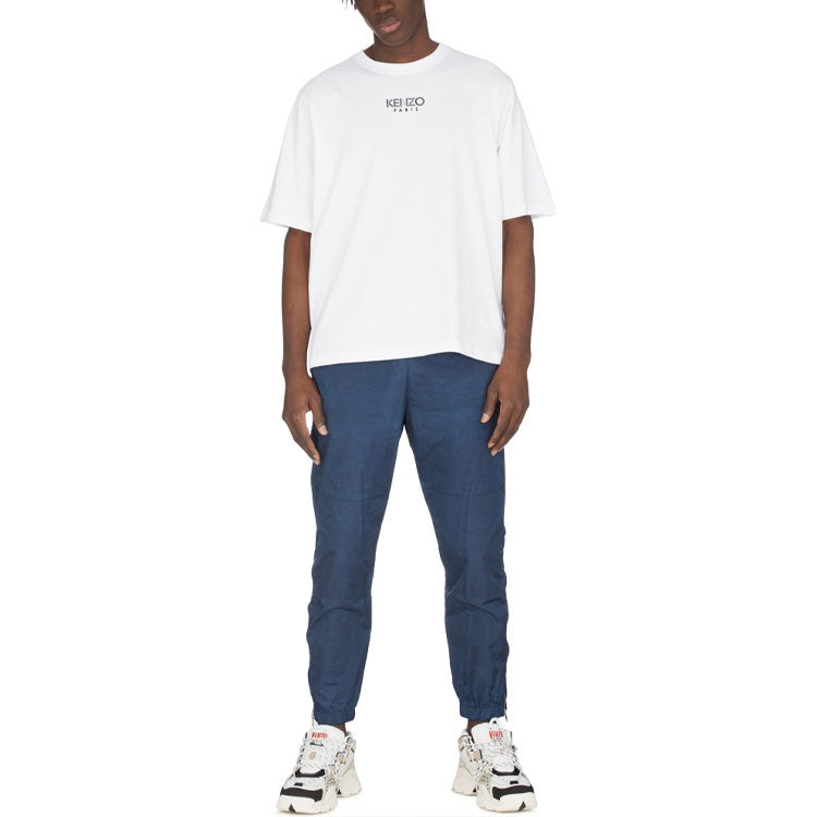 Men's KENZO Alphabet Logo Casual Short Sleeve White FA55TS5024AB-01