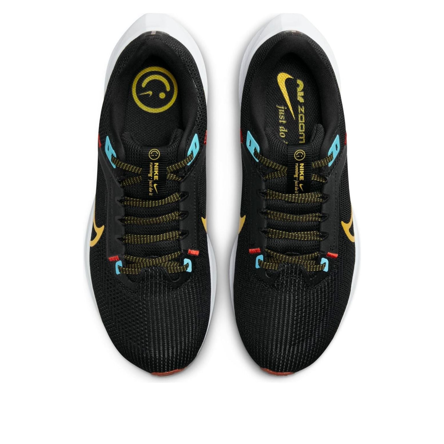 (WMNS) Nike Air Zoom Pegasus 40 'Black Speed Yellow Blue' DV3854-002