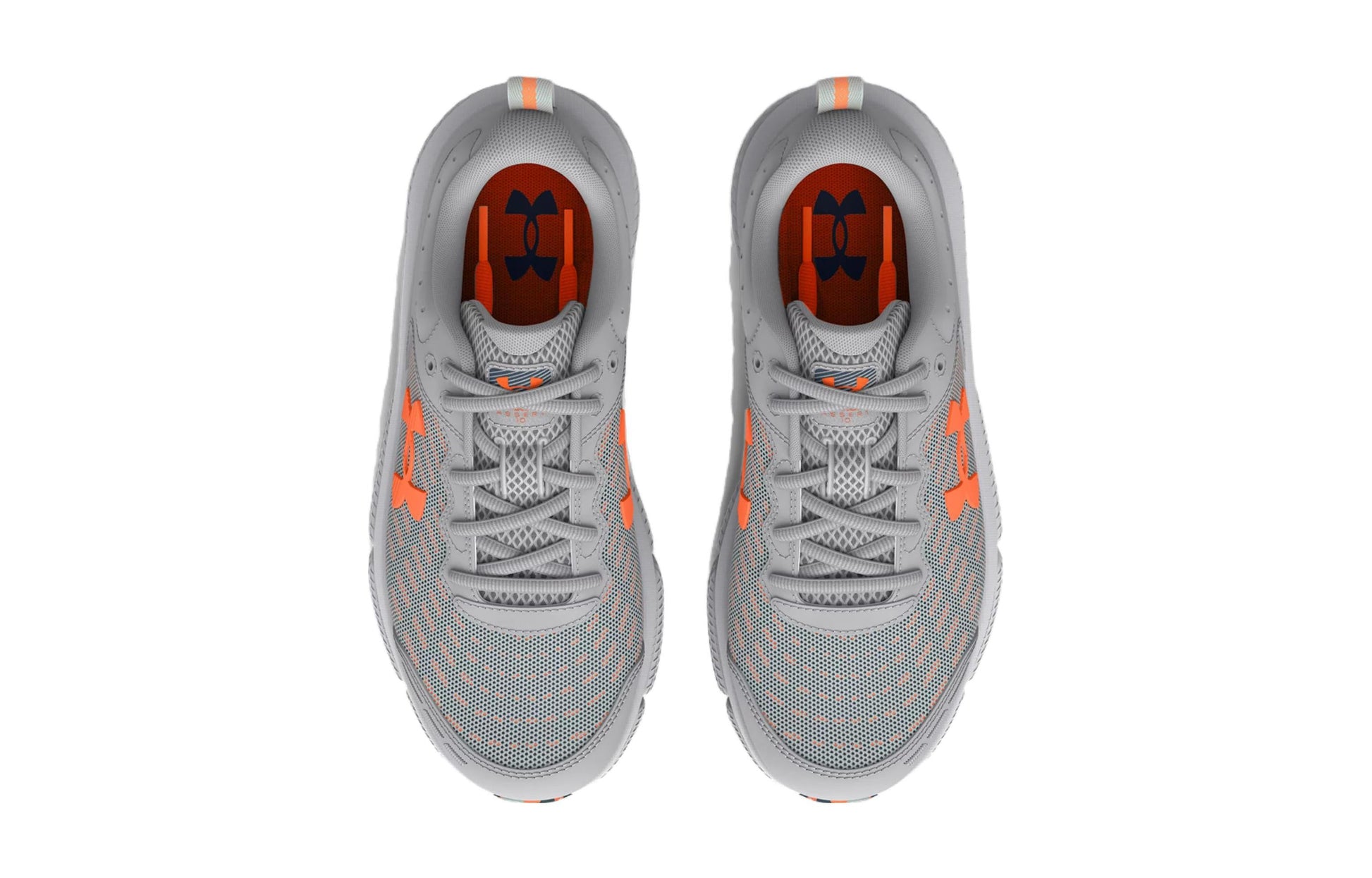 (GS) Under Armour Assert 10 AC 'Mod Grey Orange Blast' 3026182-103