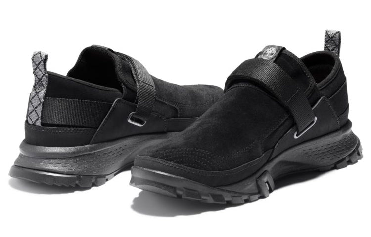 Timberland Mills Falls Slip-On Leather Shoes 'Black Suede' A25NE015