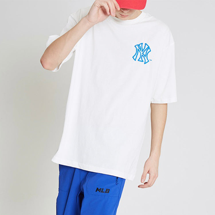 MLB Popcorn New York Yankees Loose Printing Unisex White 31TSSJ931-50W