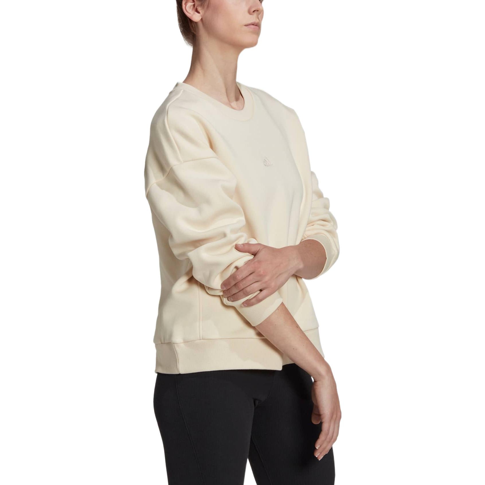 (WMNS) adidas All Szn Sweatshirt Asia Sizing 'Beige' HN4220