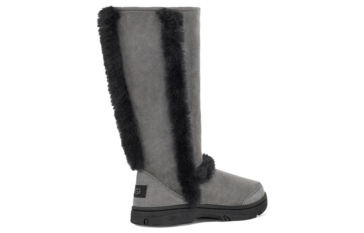 (WMNS) UGG Sunburst Tall Black Gray 5218-GRB