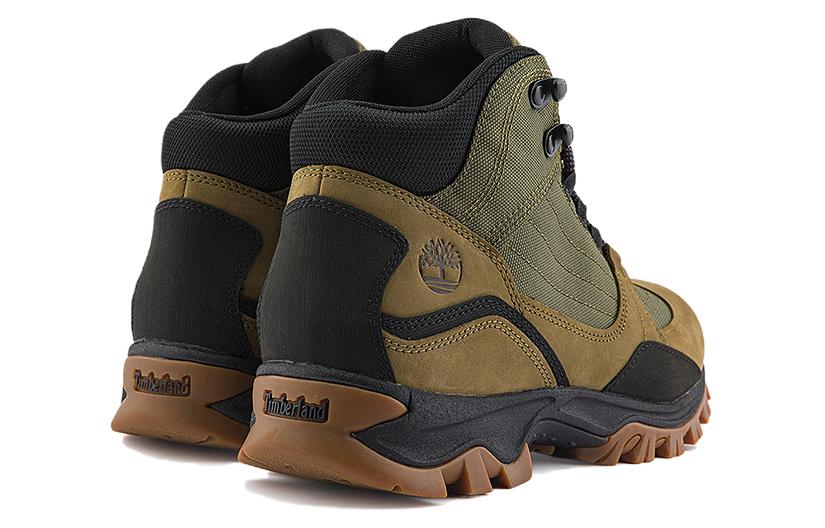 Timberland Mt. Maddsen Mid Lace Up Hiking Boots 'Olive Nubuck' A6BNN