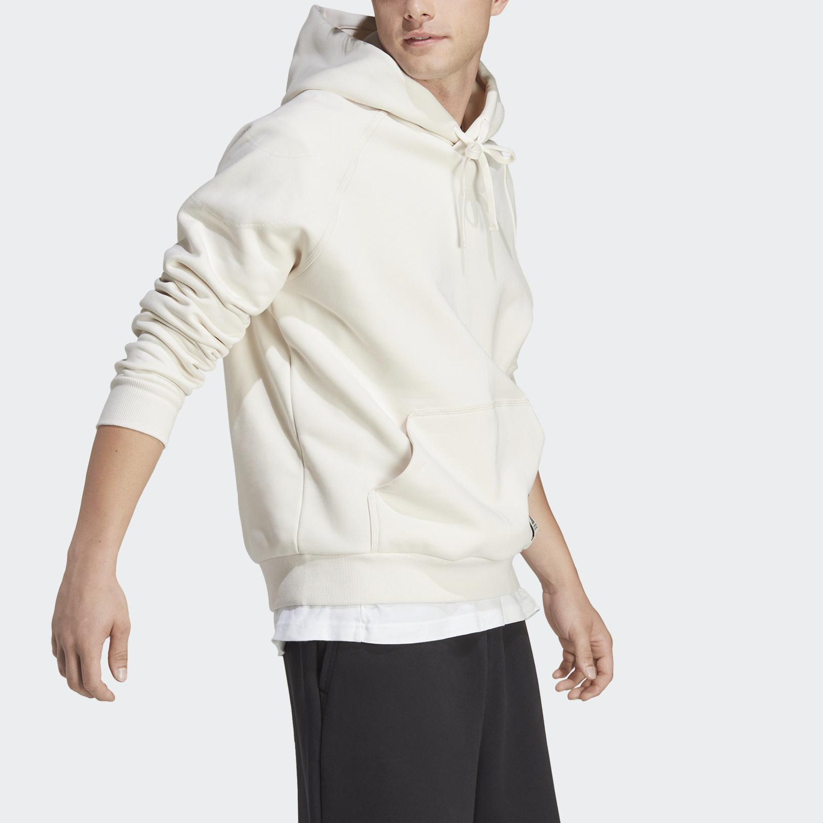 adidas Lounge Fleece Hoodie 'Chalk White' IA9343