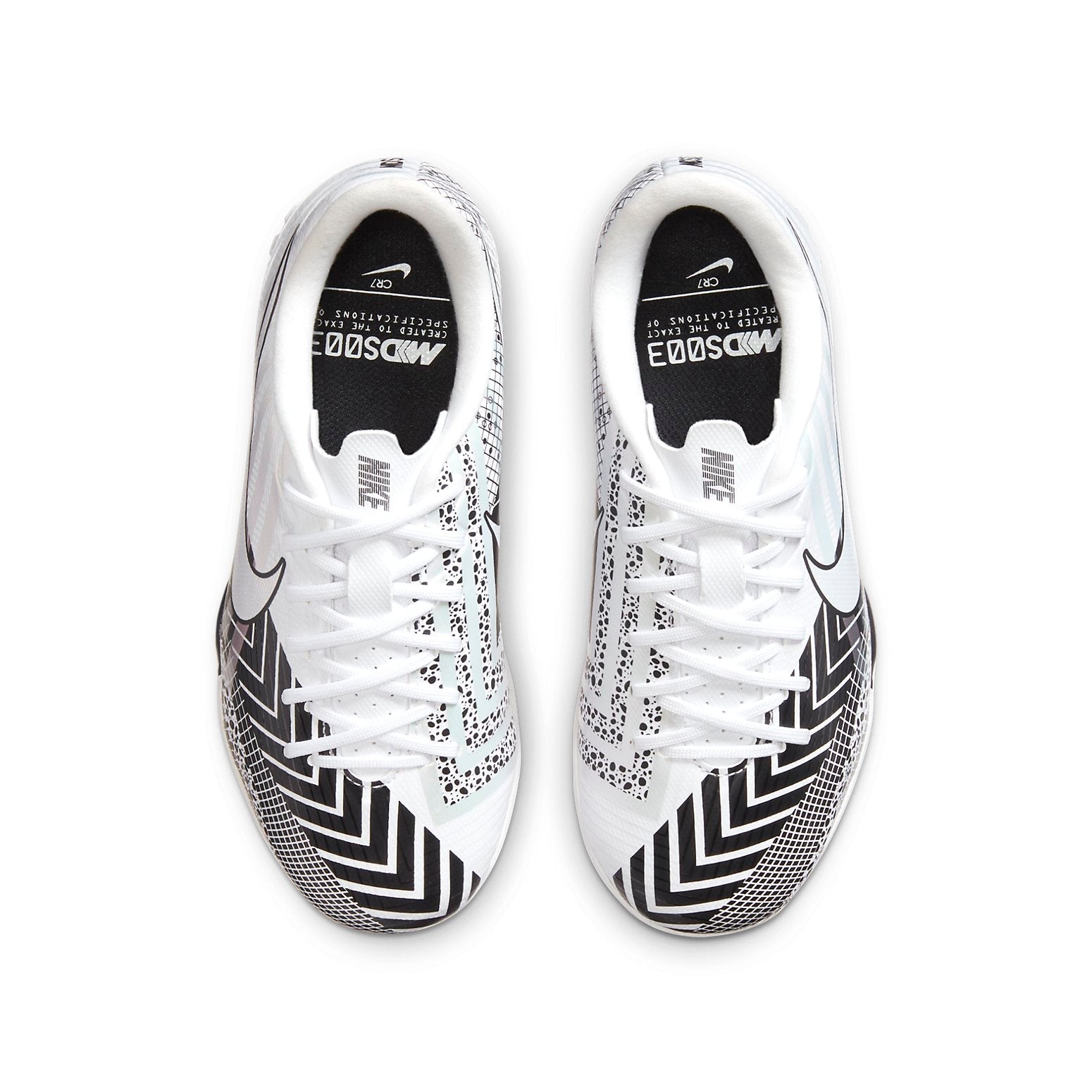(GS) Nike Jr. Mercurial Vapor 13 Academy MDS TF Turf Sport Shoes K Black/White CJ1178-110