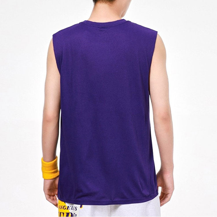 Nike NBA Dri-FIT Los Angeles Lakers Basketball Training Sports Sleeveless Purple DM3228-547