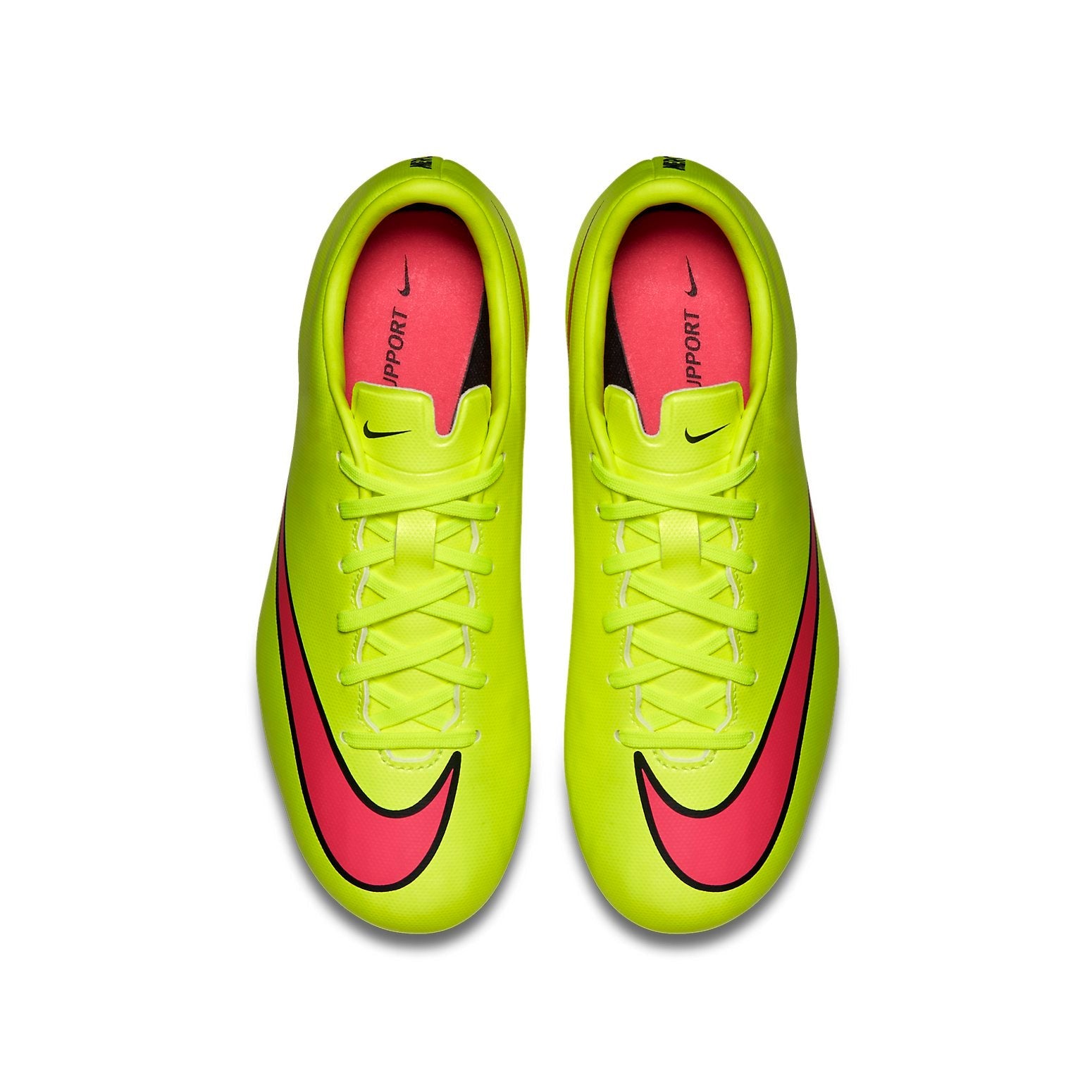 (GS) Nike JR 5 AG Artificial Grass 'Green Red' 651637-760