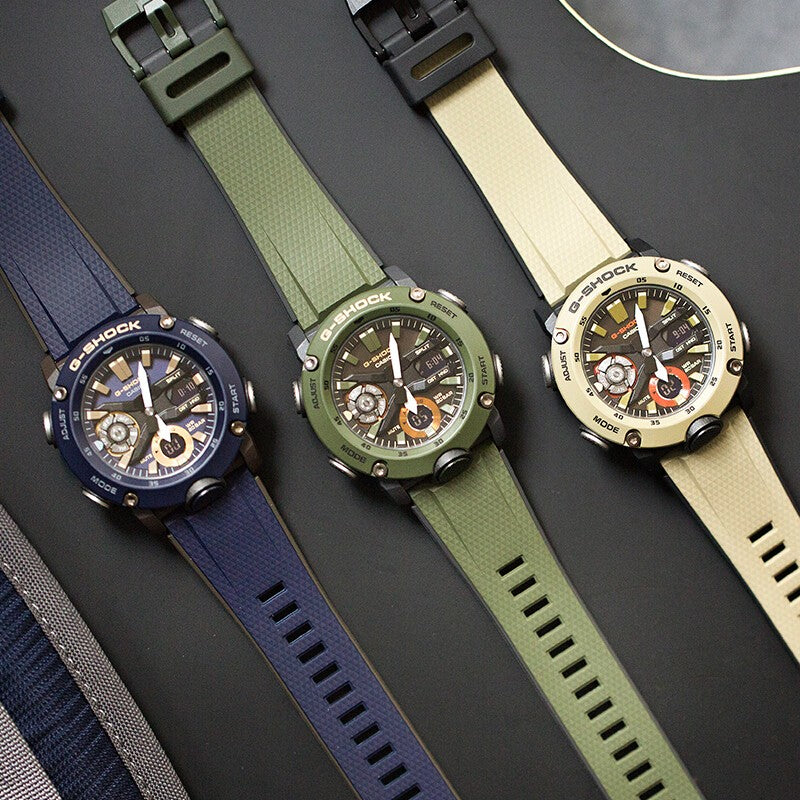 CASIO G-Shock Analog-Digital 'Green' GA-2000-3APR