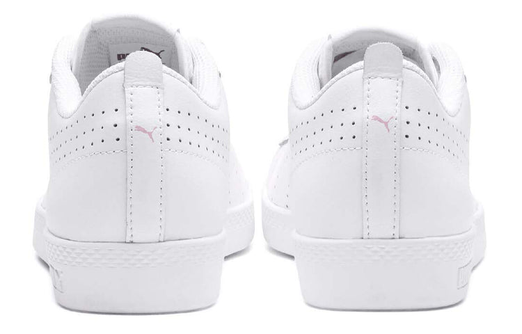 (WMNS) PUMA Smash Perf Casual Board Shoes White/Pink 365216-04