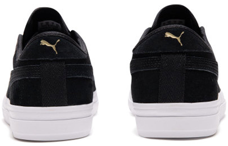 PUMA Capri Suede Low Tops Retro Casual Skateboarding Shoes Unisex Black 369999-01