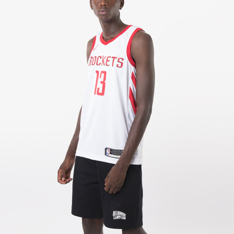 Nike NBA James Harden Association Edition Swingman Jersey SW 13 White 864419-100