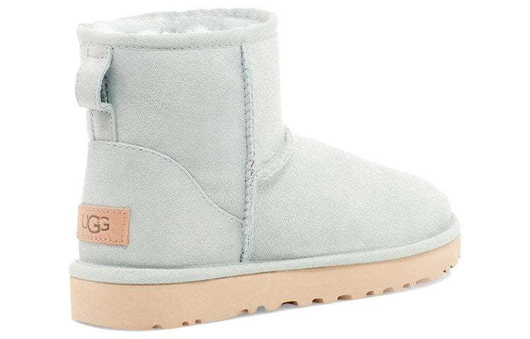 (WMNS) UGG Classic Mini II Boot High Top Fleece Lined Gray 1016222-SYG