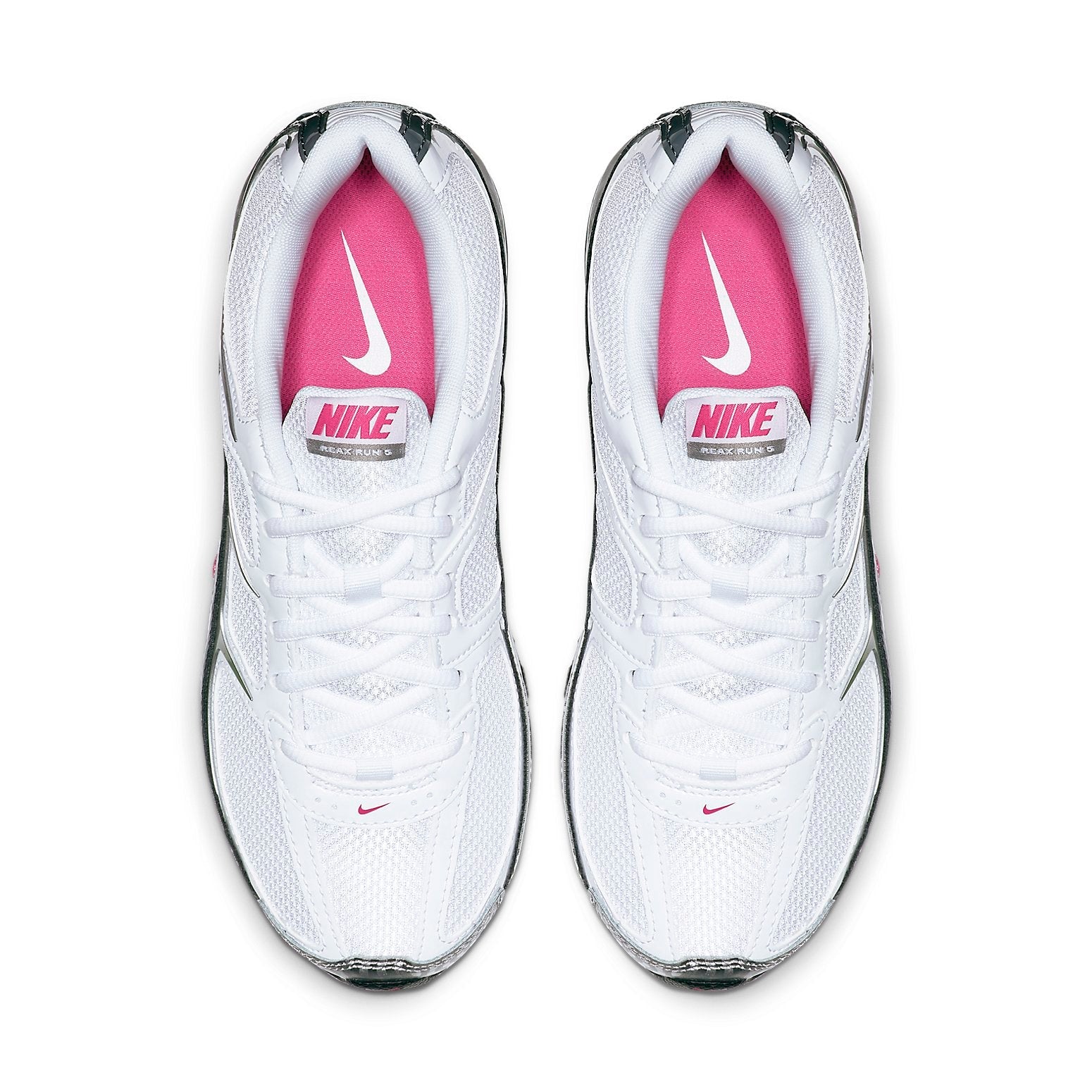 (WMNS) Nike Reax Run 5 'White Metallic Silver' 407987-116
