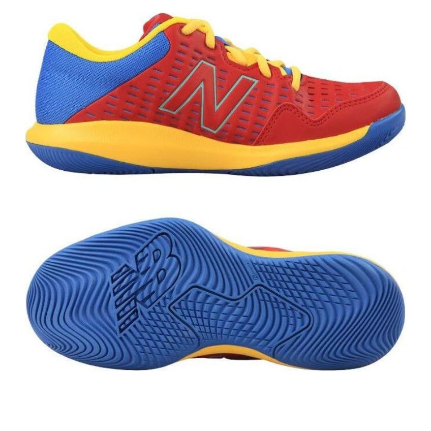 (GS) New Balance 696 'True Red Egg Yolk Bright Lapis' KC696TR4
