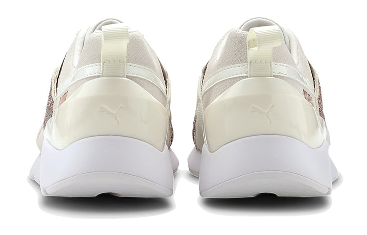 (WMNS) PUMA Muse X-2 Shimmer Sneakers White 372101-02