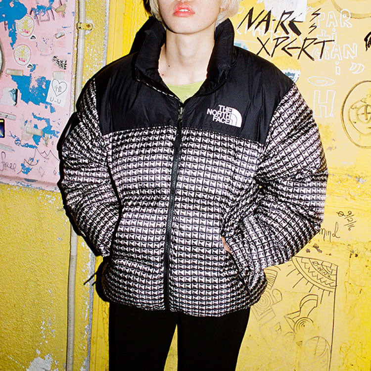 Supreme x The North Face Studded Nuptse Jacket 'Black White' SUP-SS21-565