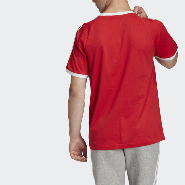 adidas originals Sports Round Neck Short Sleeve 81 Retro Red FM3770